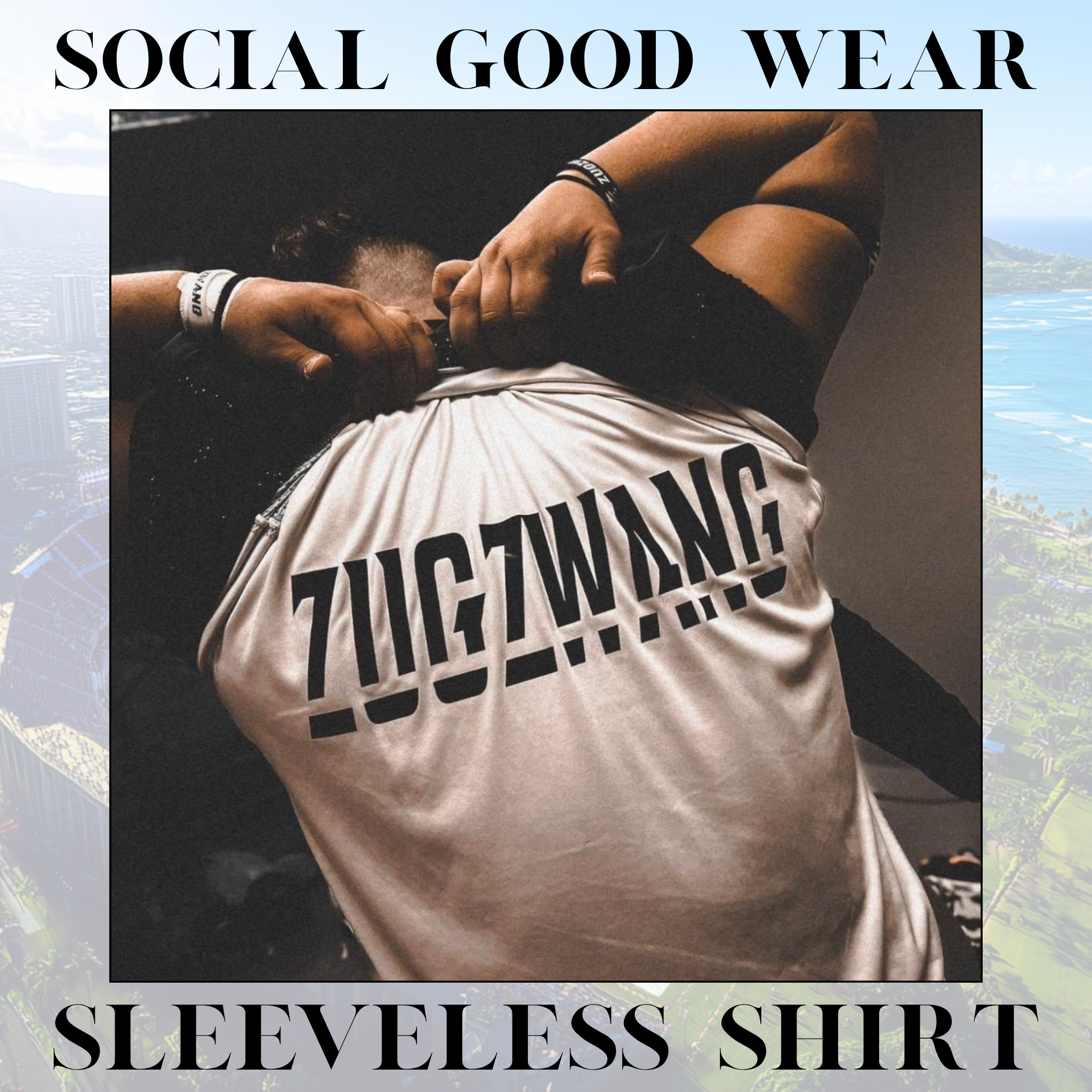 [Social Good Wear] Dry Smooth Recycled Polyester Sleeveless Shirt