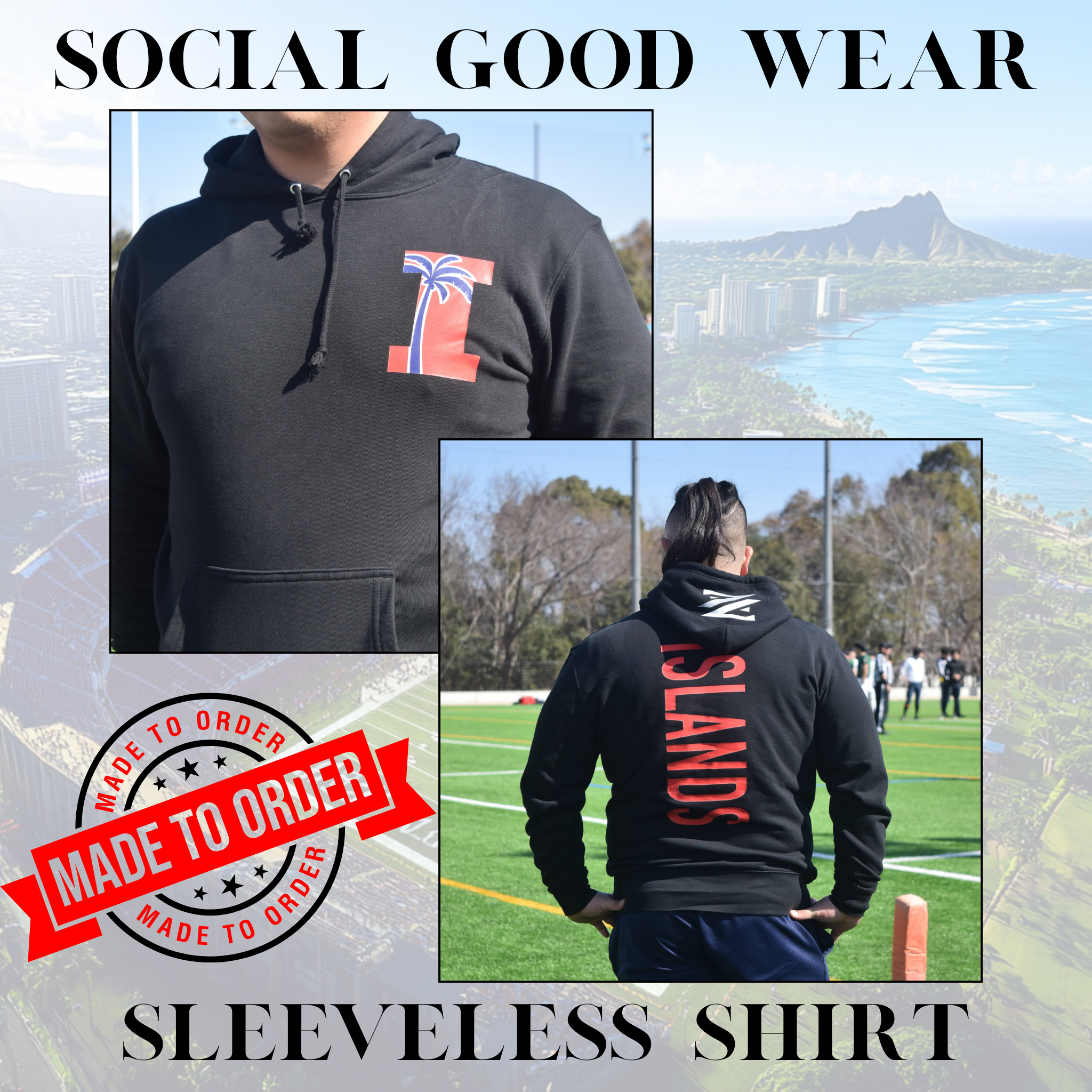 [Social Good Wear] 10.0 oz. Cotton Pullover French Terry Hoodie
