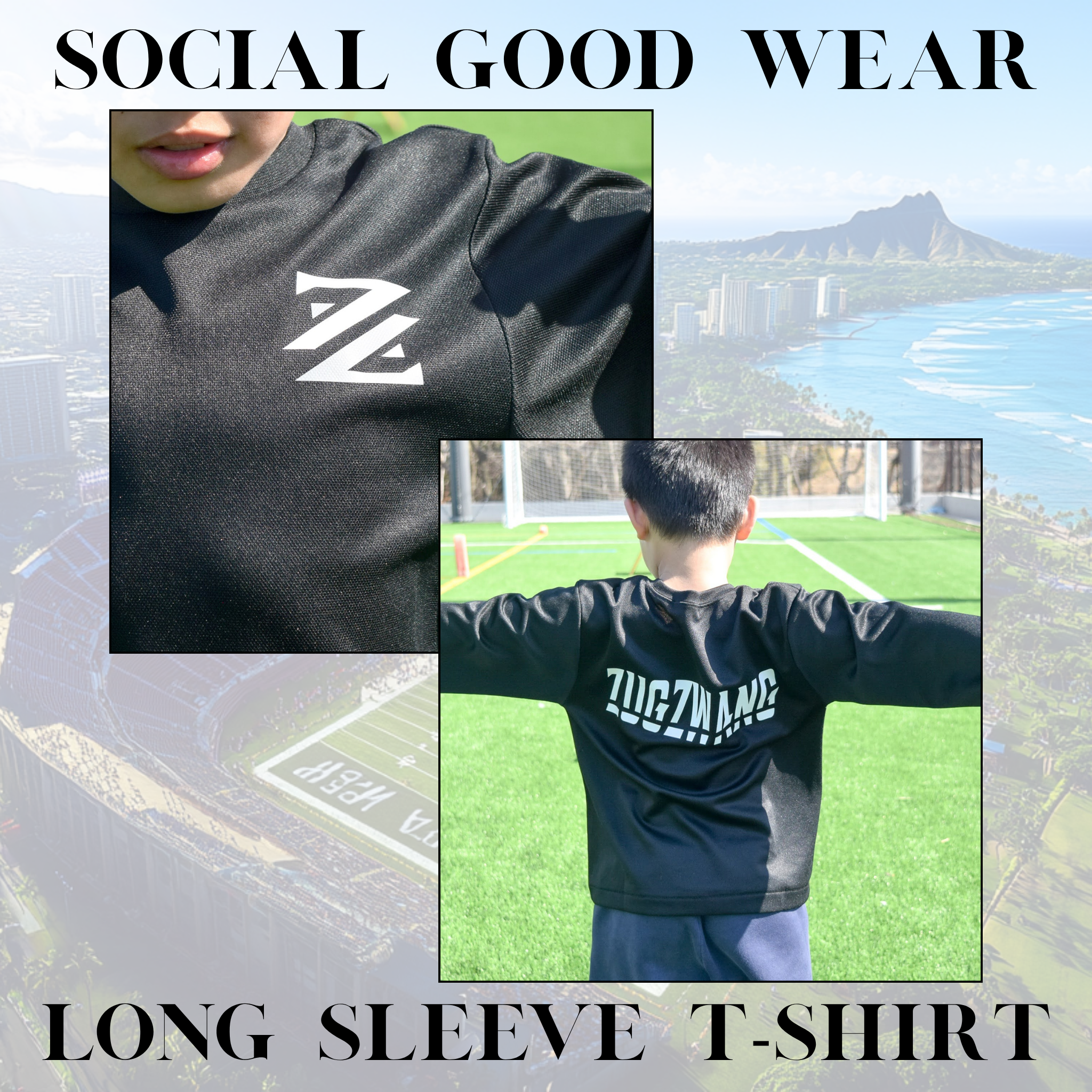 [Social Good Wear]Dry Silky Touch Long Sleeve T-Shirt