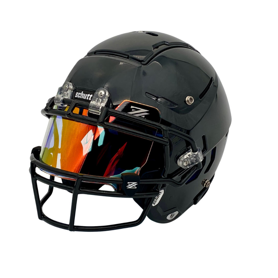 Football Helmet Visor Clear Red