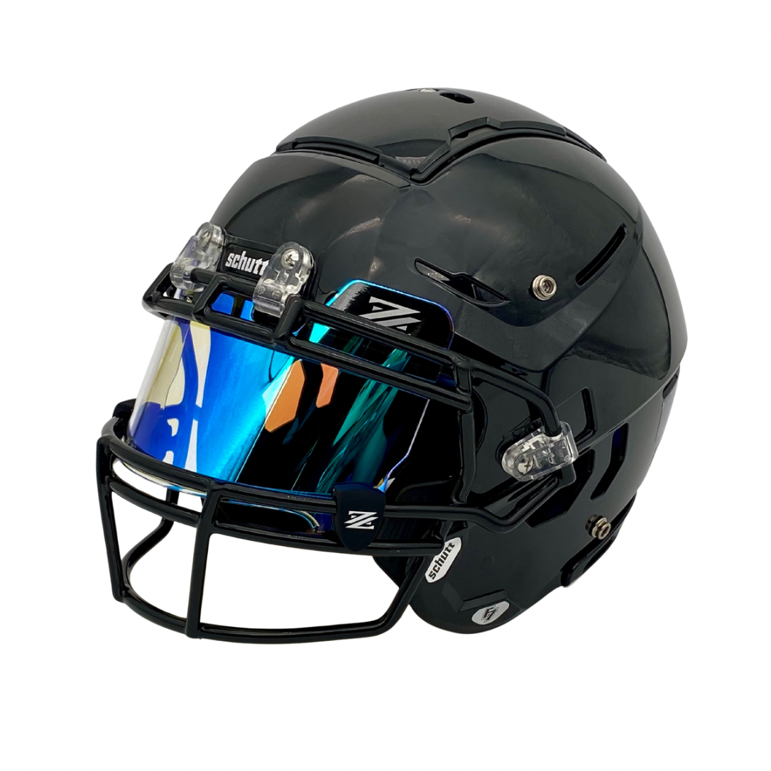 Football Helmet Visor Clear Blue