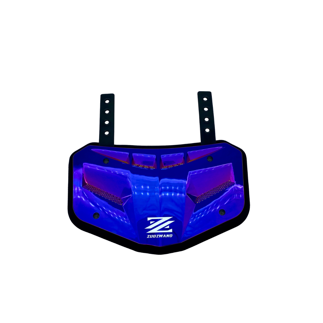 Football Back Plate Blue